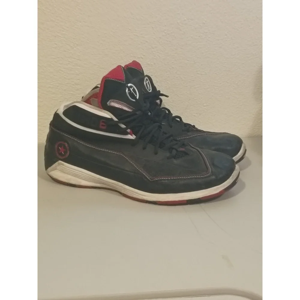 Converse Wade 4 Mens Basketball Shoes Black Red‎ White 101774 Mid Top Sneakers - Picture 8 of 8